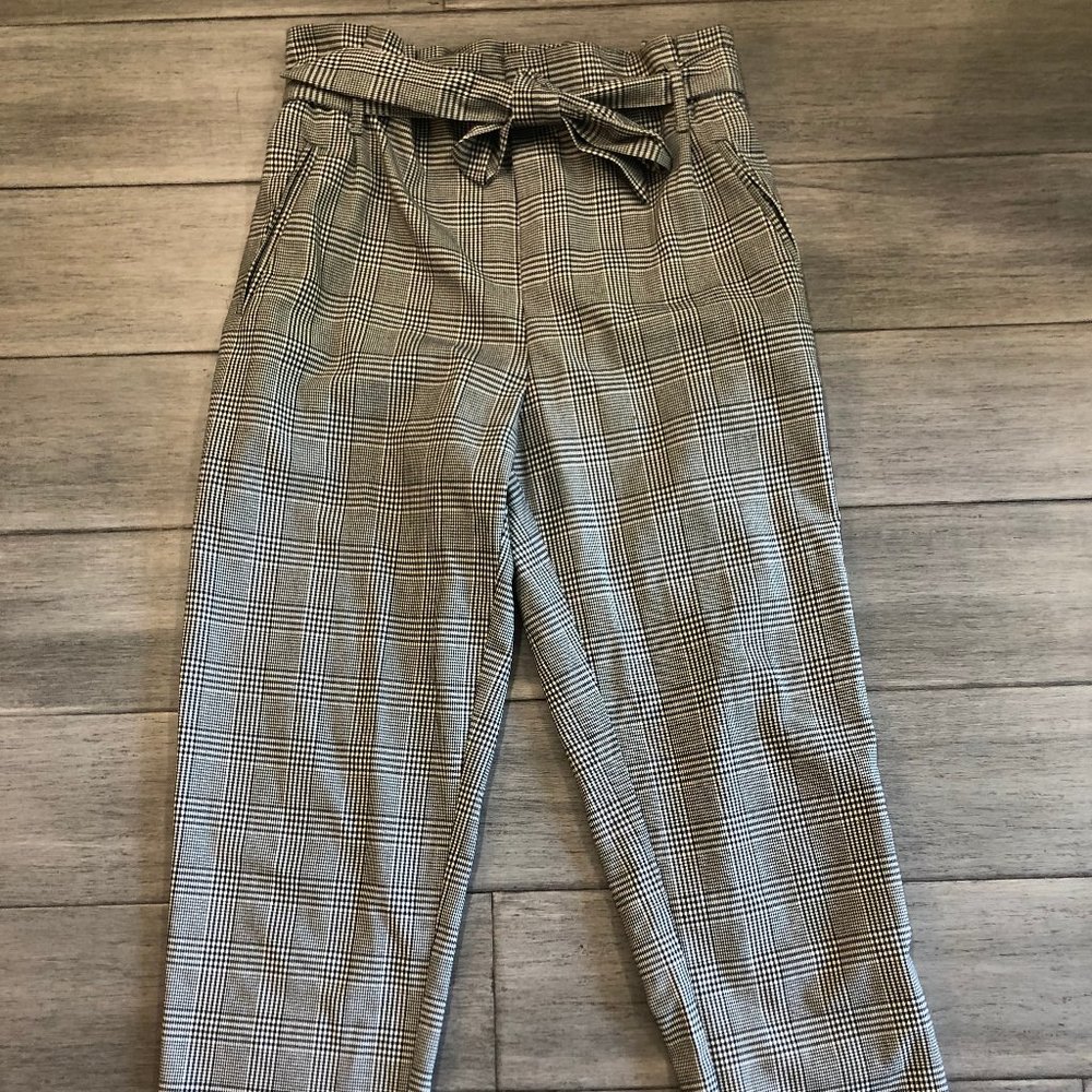 Zara Plaid Dress Pants
